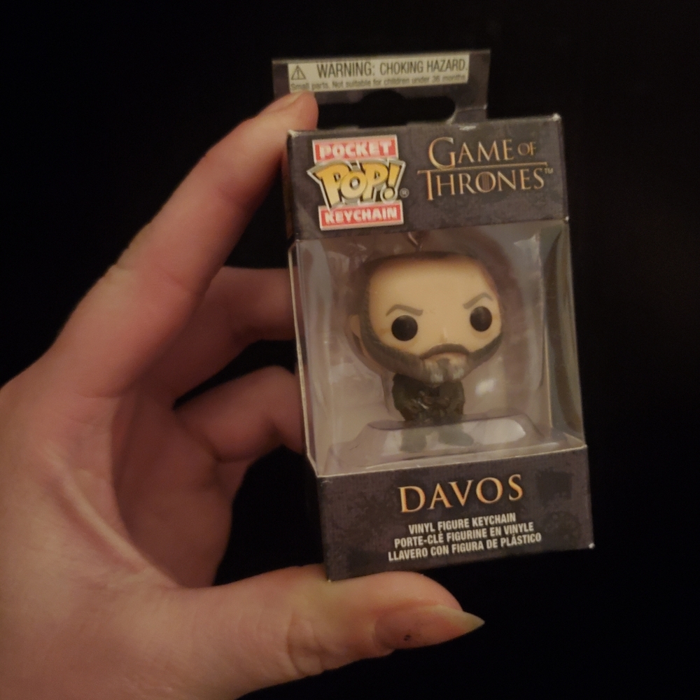 Davos from Game of Thrones POP! Keychain